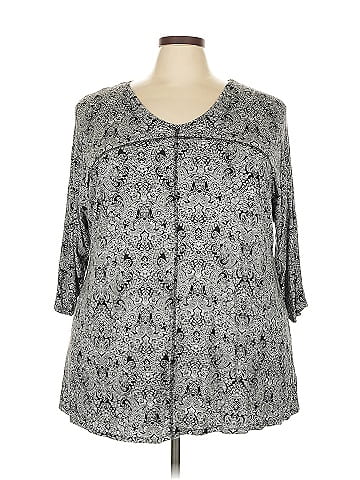 Jones & Co 3/4 Sleeve Blouse (view 1)