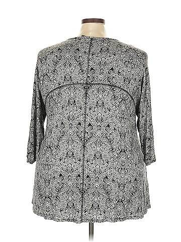 Jones & Co 3/4 Sleeve Blouse (view 2)