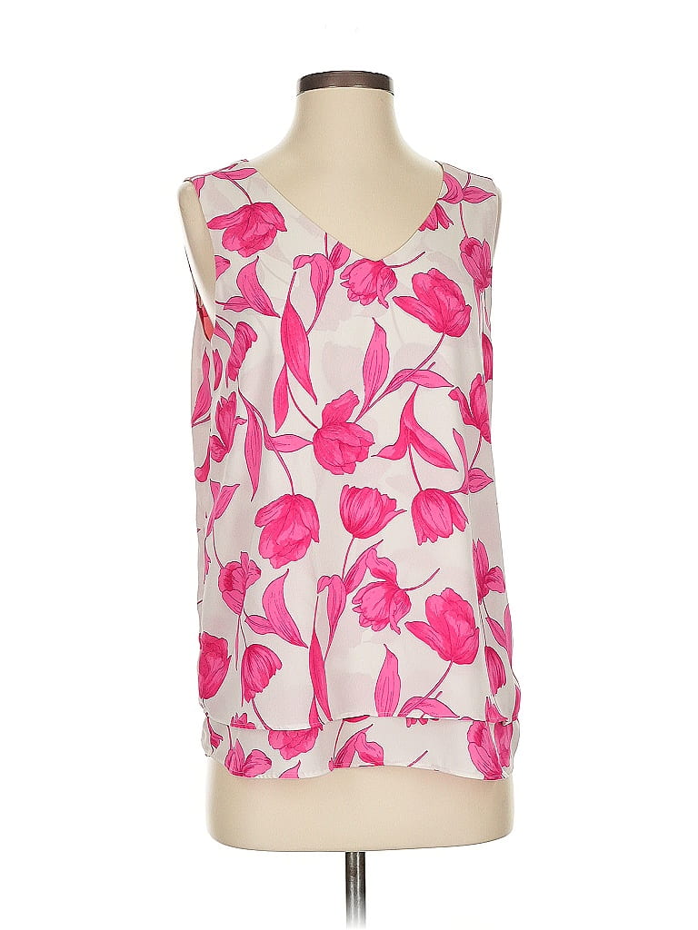 Ann Taylor Factory Pink Sleeveless Blouse Size S - photo 1