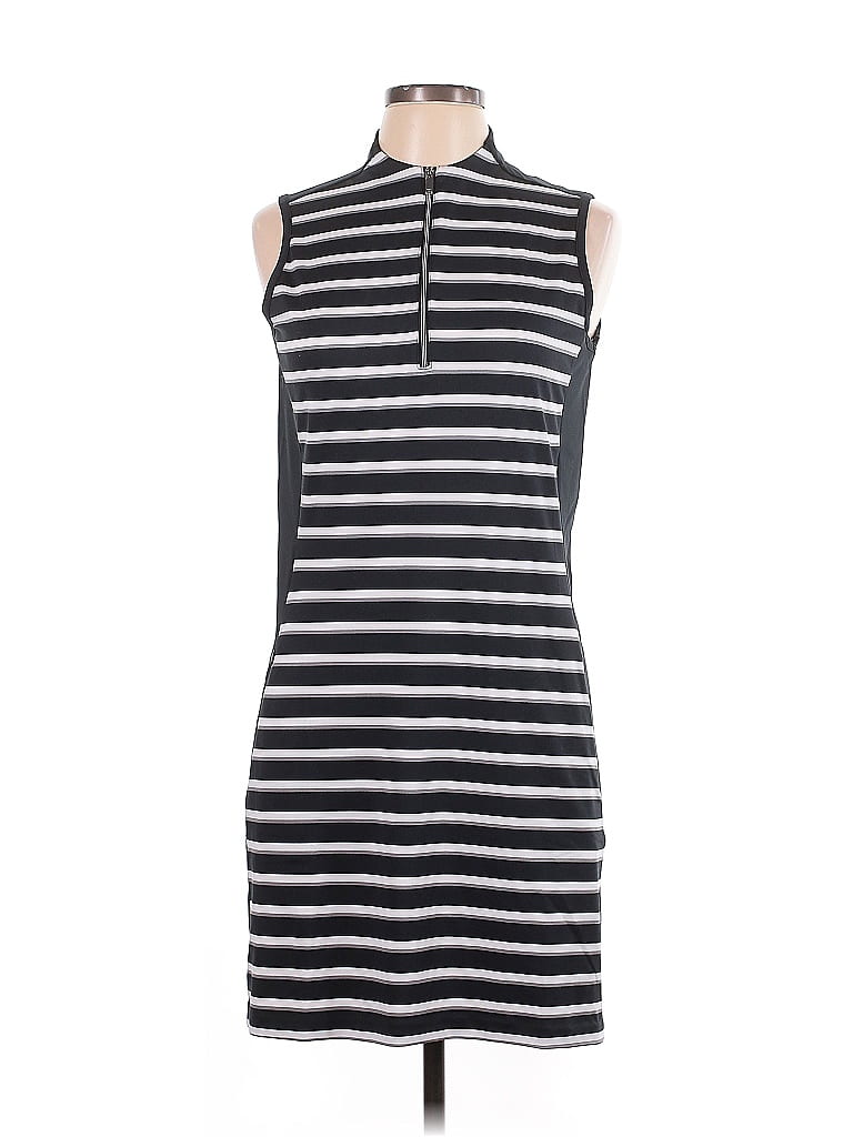 Tail Stripes Gray Casual Dress Size M - photo 1