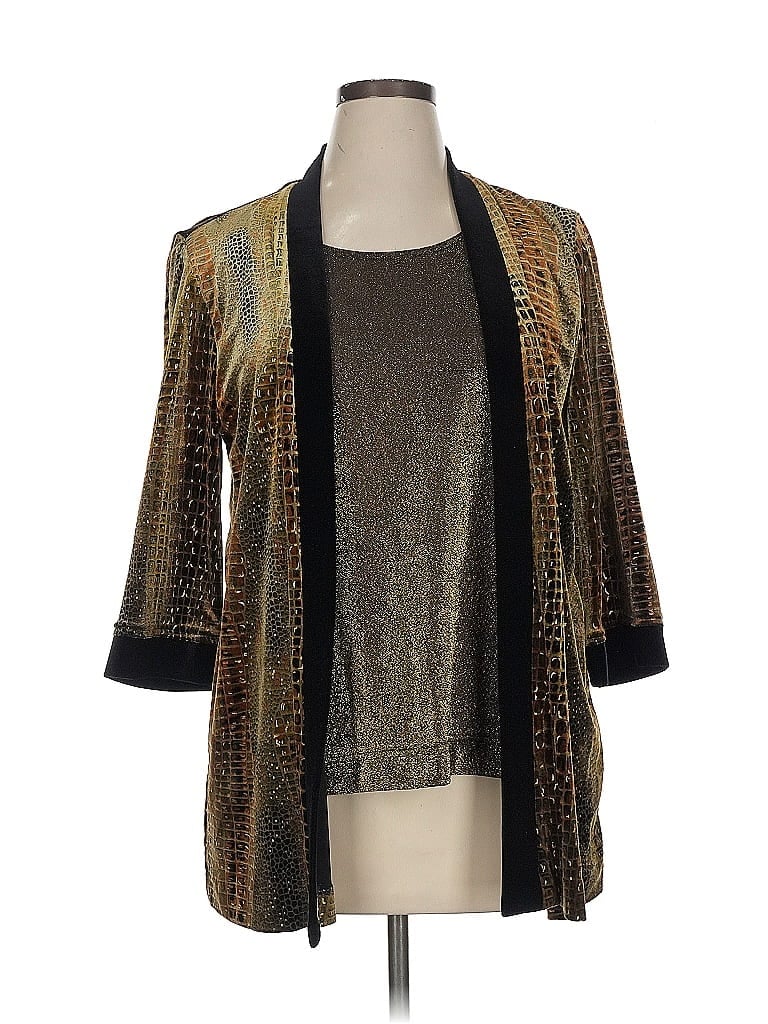R&M Richards Gold Blazer Size 14 - photo 1
