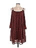 Xhilaration 100% Polyester Paisley Burgundy Casual Dress Size M - photo 1