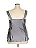 Liz Lange Maternity for Target 100% Polyester Metallic Silver Sleeveless Blouse Size XXL - photo 2