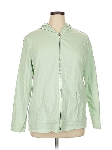 Karen Scott Sport Zip Up Hoodie (view 1)
