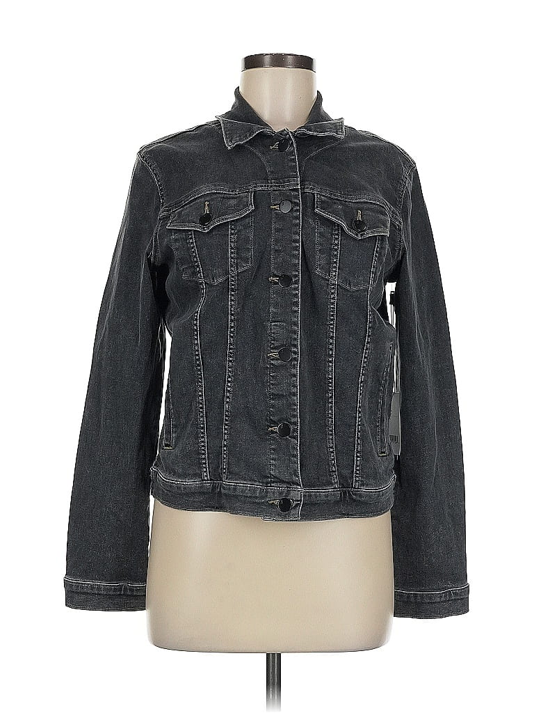 J Brand Gray Denim Jacket Size M - photo 1