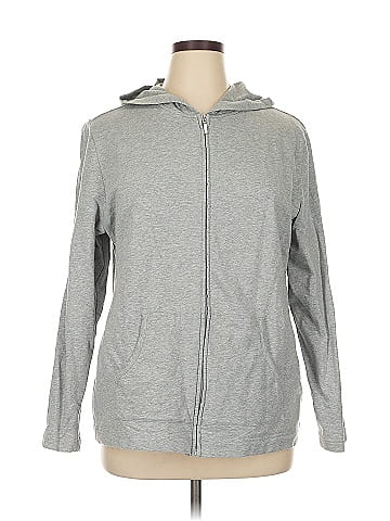 Karen Scott Sport Zip Up Hoodie (view 1)