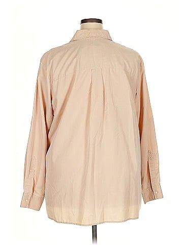 Elisabeth by Liz Claiborne 3/4 Sleeve Button-Down Shirt (view 2)