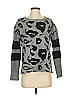 John & Jenn Animal Print Gray Pullover Sweater Size XS - photo 1