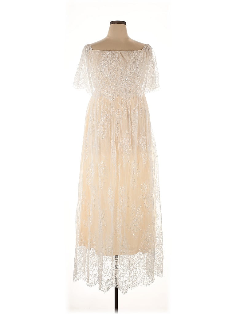 Baltic Born 100% Nylon Ivory Cocktail Dress Size XL - photo 1