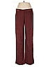 Piazza Sempione Tweed Burgundy Brown Dress Pants Size EU (IT) 44 / US 8 - photo 1