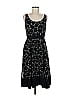Spiegel 100% Silk Stars Black Casual Dress Size 8 - photo 1