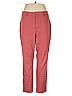 Ann Taylor LOFT Solid Red Orange Casual Pants Size 12 - photo 1