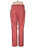 Ann Taylor LOFT Solid Red Orange Casual Pants Size 12 - photo 2