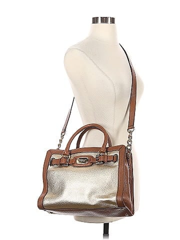 MICHAEL Michael Kors Leather Satchel (view 2)