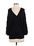 Plastic Island Black Pullover Sweater Size S - photo 1