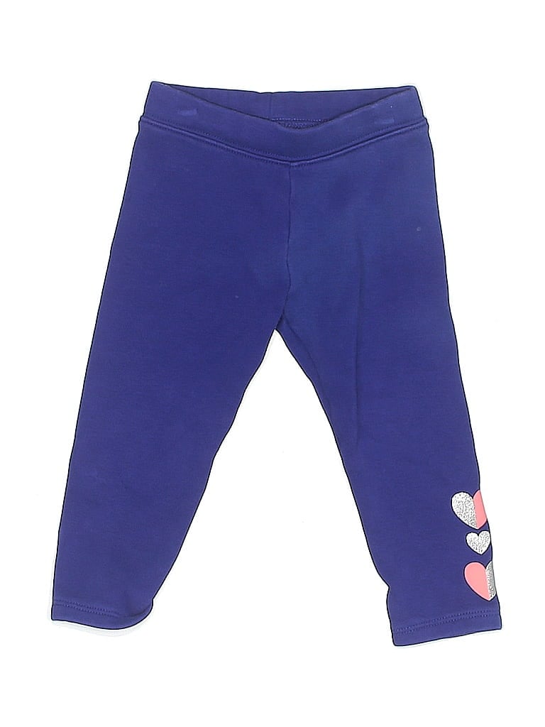 Baby Gap Hearts Blue Purple Casual Pants Size 2T - photo 1