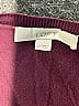 Ann Taylor LOFT 100% Cotton Burgundy Pullover Sweater Size XL - photo 7
