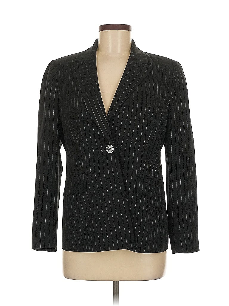 Click to view more detailed imagery on our partner's website Pre-owned Kasper Blazer Jacket In Black