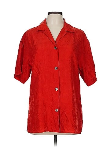 Carole Little 3/4 Sleeve Silk Top (view 1)