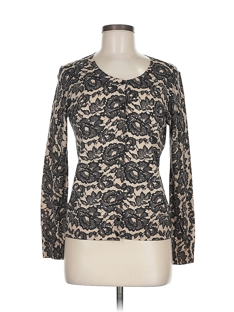 Pre-owned Talbots Cardigan Sweater In Black