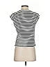 The Great. 100% Cotton Stripes Ivory Short Sleeve T-Shirt Size S - photo 2