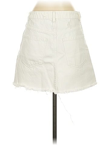 We the Free Denim Skirt (view 2)