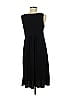 White Stag Solid Black Casual Dress Size M - photo 2