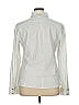St. John Sport Stripes Ivory Long Sleeve Button-Down Shirt Size XL - photo 2