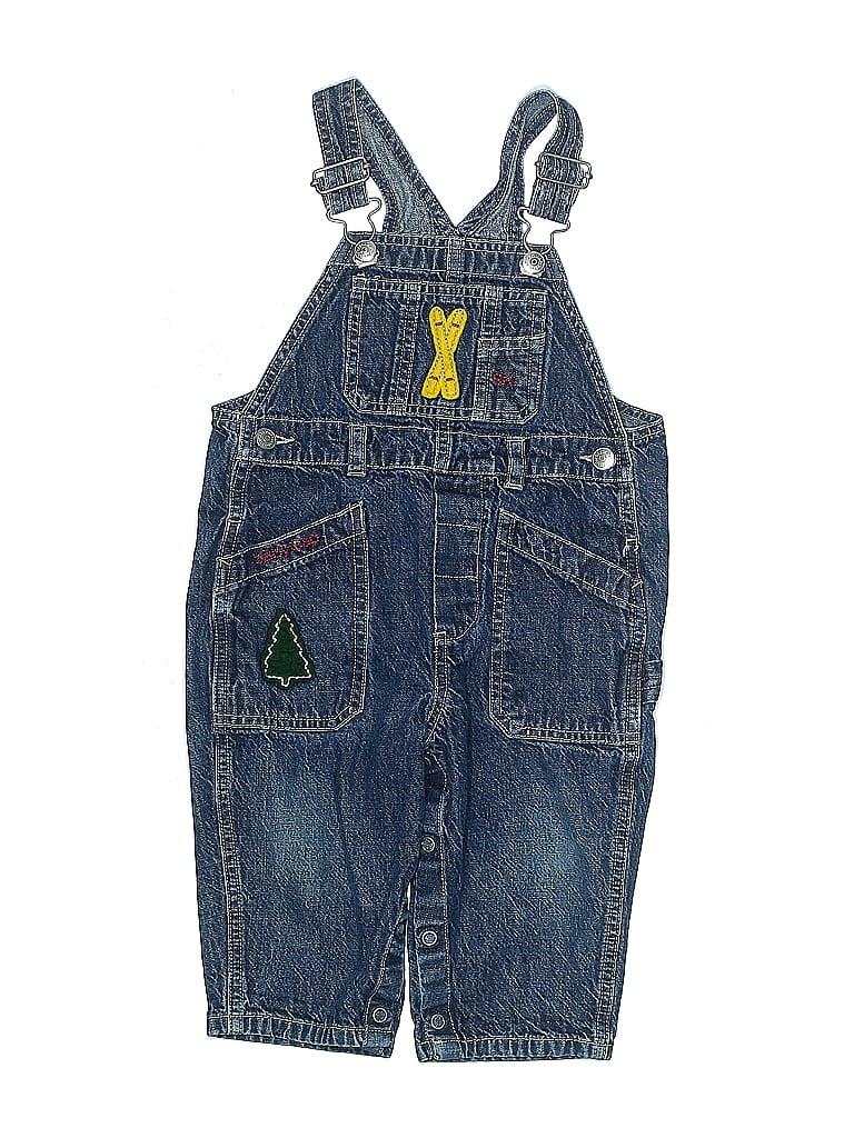 Baby Gap 100% Cotton Blue Overalls Size 12-18 mo - photo 1