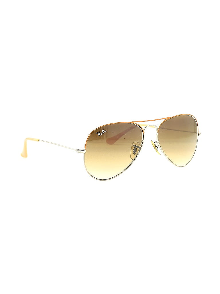 Ray-Ban Gold Orange Sunglasses One size - photo 1