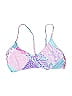 Xhilaration 100% Recycled Plastic Paisley Purple Swimsuit Top Size L - photo 1
