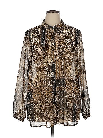 Susan Graver Long Sleeve Blouse (view 1)