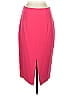 Black Halo Solid Pink Formal Skirt Size 4 - photo 1