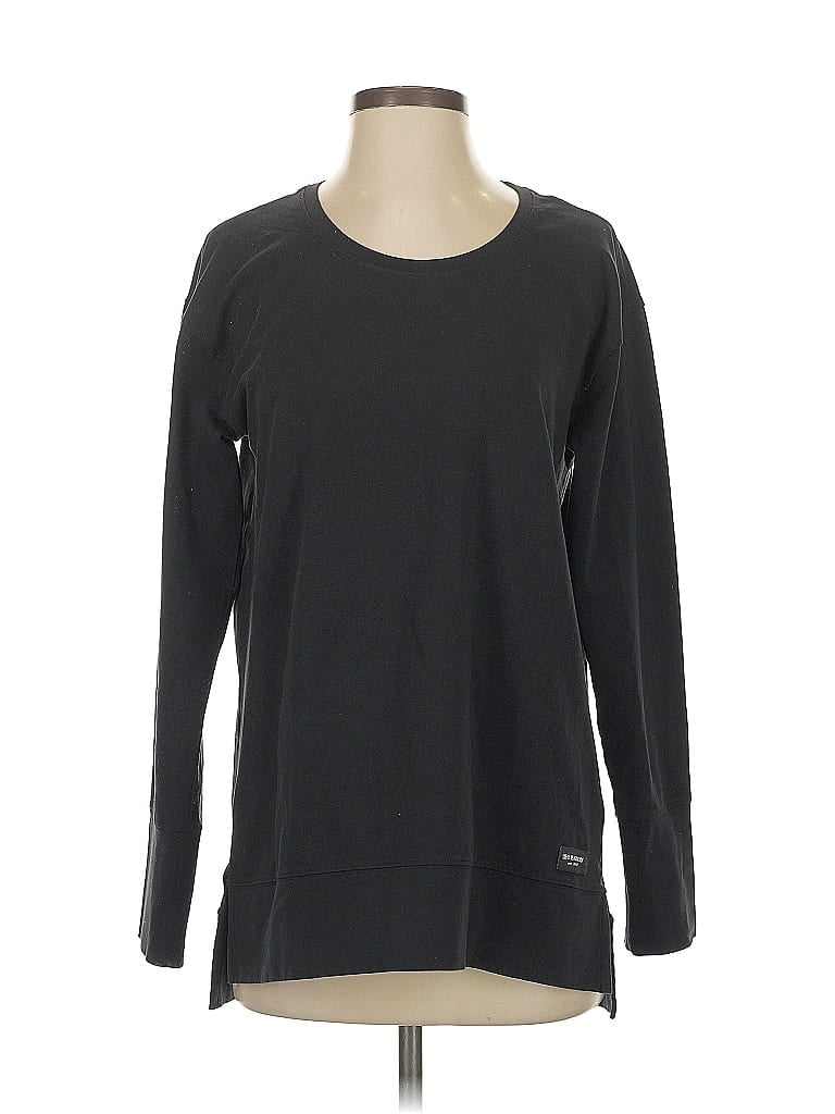Life Is Good Gray Black Long Sleeve T-Shirt Size S - photo 1