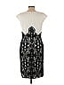 Tadashi Shoji Graphic Ivory Cocktail Dress Size 12 - photo 2