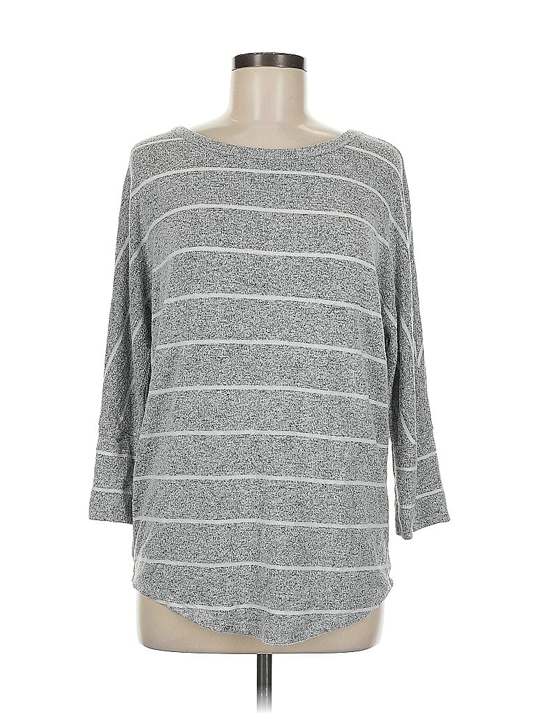 Pre-owned Mix By 41 Hawthorn Pullover Sweater In Gray