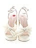 Loeffler Randall Floral White Ivory Heels Size 7 - photo 2