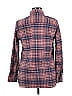 Ariat Plaid Burgundy Long Sleeve Button-Down Shirt Size L - photo 2