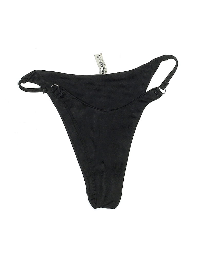 Zaful Solid Black Swimsuit Bottoms Size S - photo 1