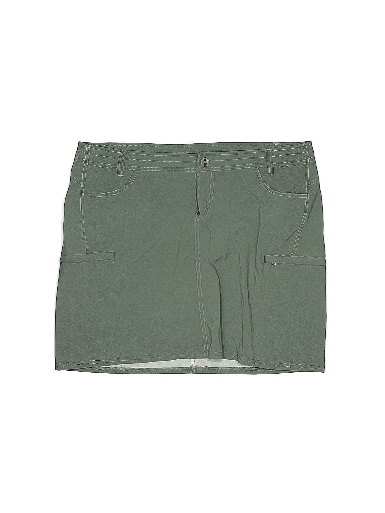 Kuhl Solid Green Active Skort Size 16 - photo 1