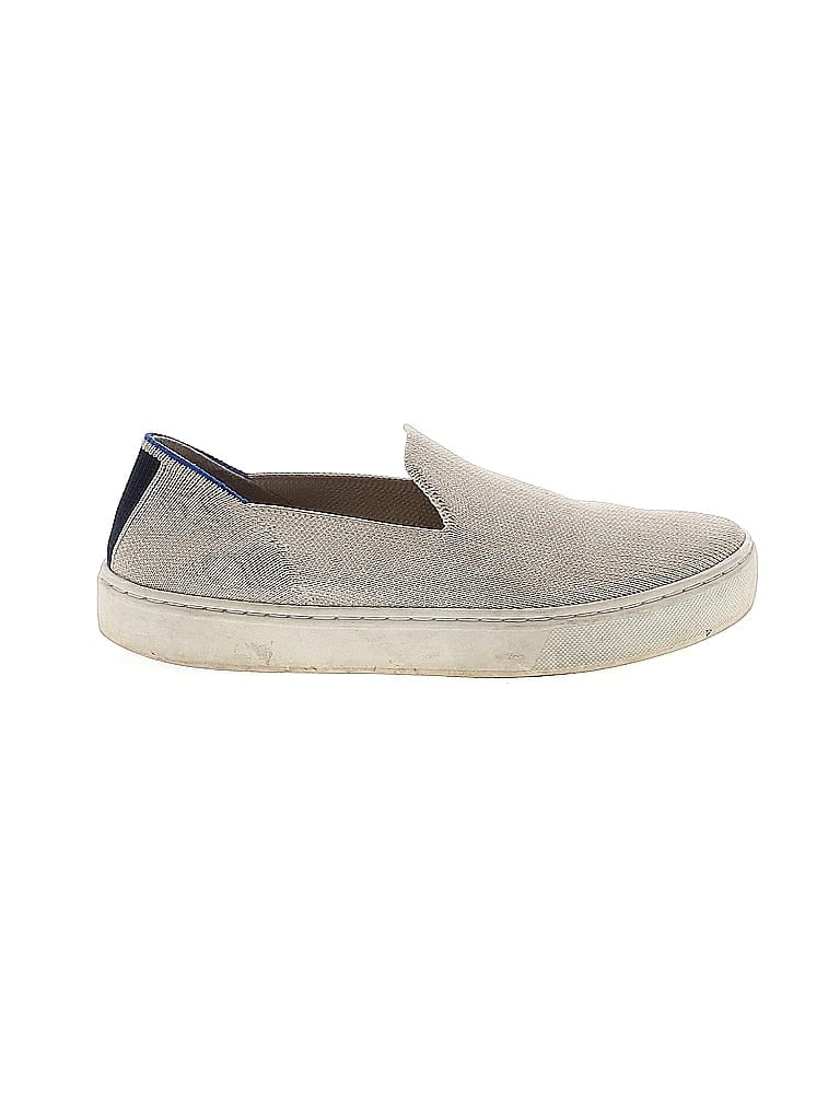 ROTHY'S Solid Gray Ivory Sneakers Size 5 - photo 1