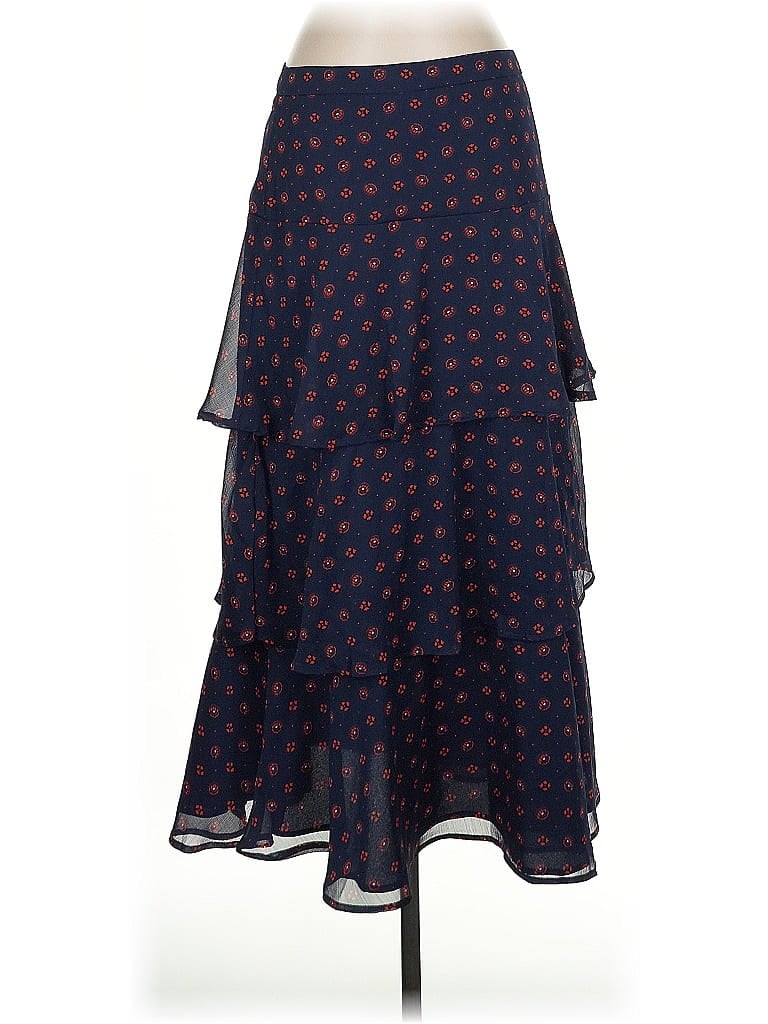 Pre-owned Ann Taylor Factory Casual Skirt In Blue