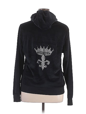 White Mark Zip Up Hoodie (view 2)