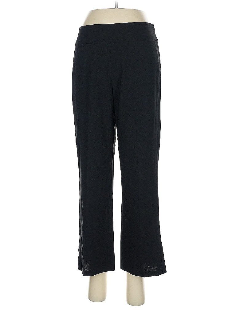 Akris Punto 100% Wool Solid Black Wool Pants Size 6 - photo 1