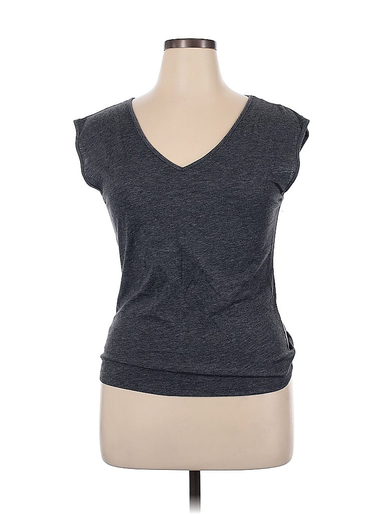 Pre-owned Next Level Apparel Sleeveless T-shirt In Gray