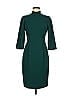 Black Halo Solid Green Cocktail Dress Size 6 - photo 1