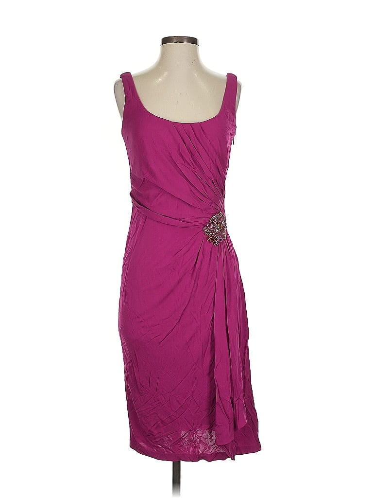 David Meister 100% Rayon Purple Cocktail Dress Size 4 - photo 1