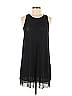 Oiselle Solid Black Casual Dress Size 6 - photo 1