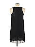 Oiselle Solid Black Casual Dress Size 6 - photo 2