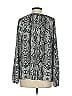 NYDJ 100% Recycled Polyester Silver Long Sleeve Blouse Size S - photo 2